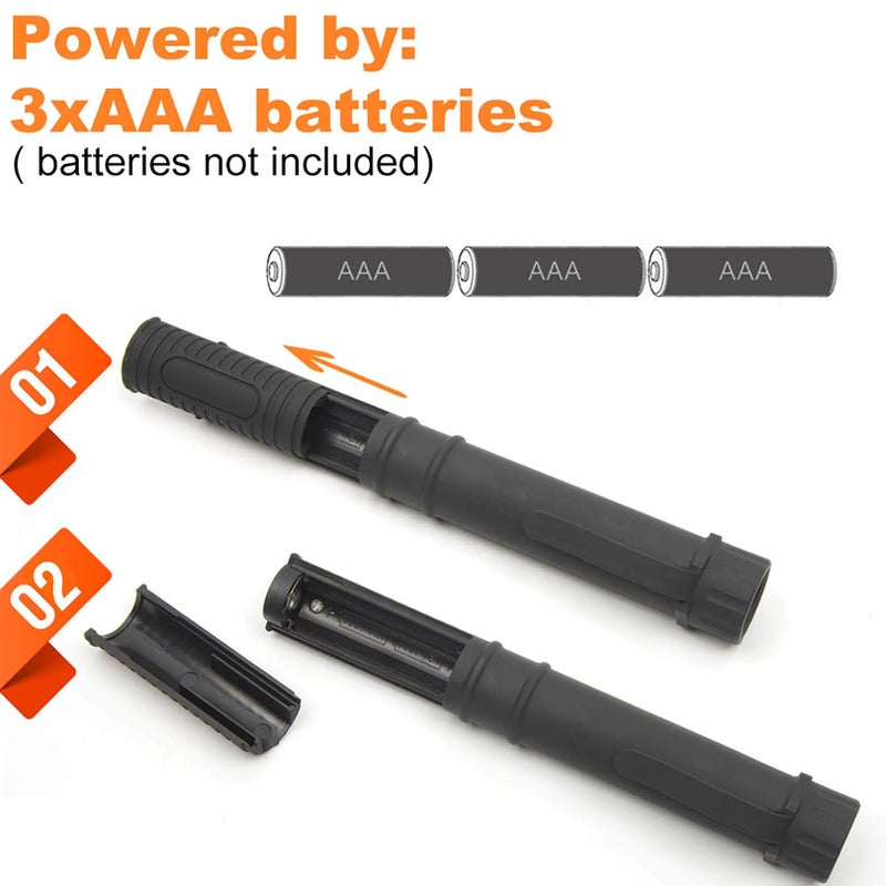 WUTL COB LED Work Flashlight with Magnetic Base and Clip Multi-Function Pocket Pen Light Inspection Work Light, 4 PCS - Image 4